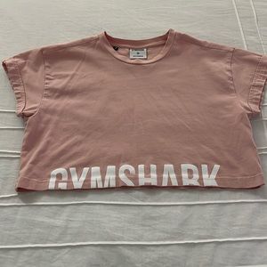 Gymshark cropped tee, xs